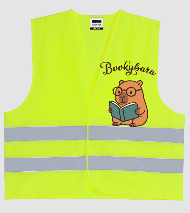 Bookybara minta neonsárga pólón