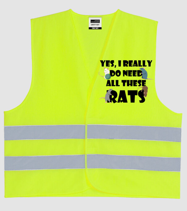 Need rats minta neonsárga pólón