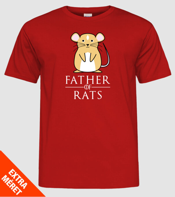 Father of Rats minta piros pólón