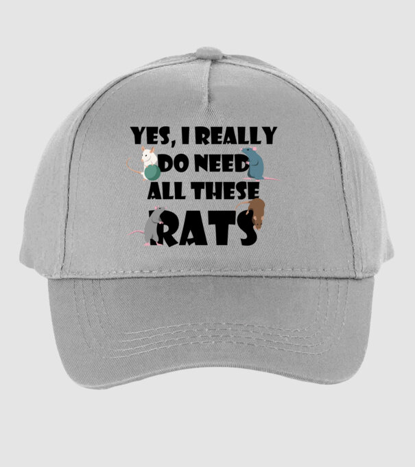 Need rats minta szürke pólón