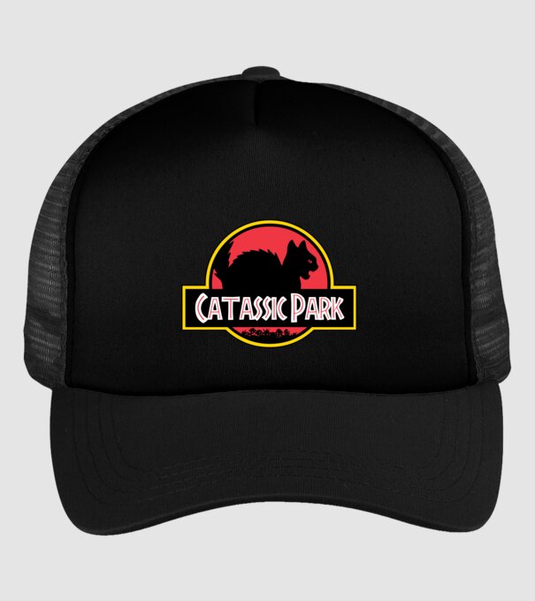 Catassic Park minta fekete pólón