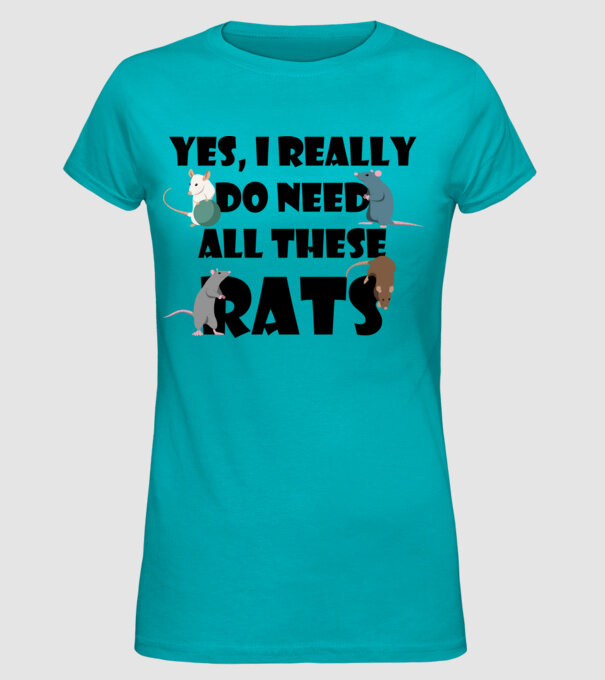 Need rats minta türkiz pólón