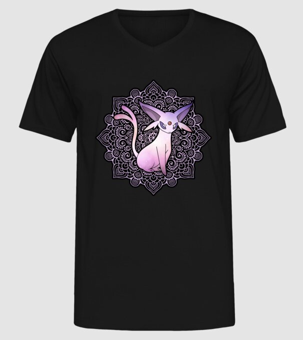 Espeon minta fekete pólón