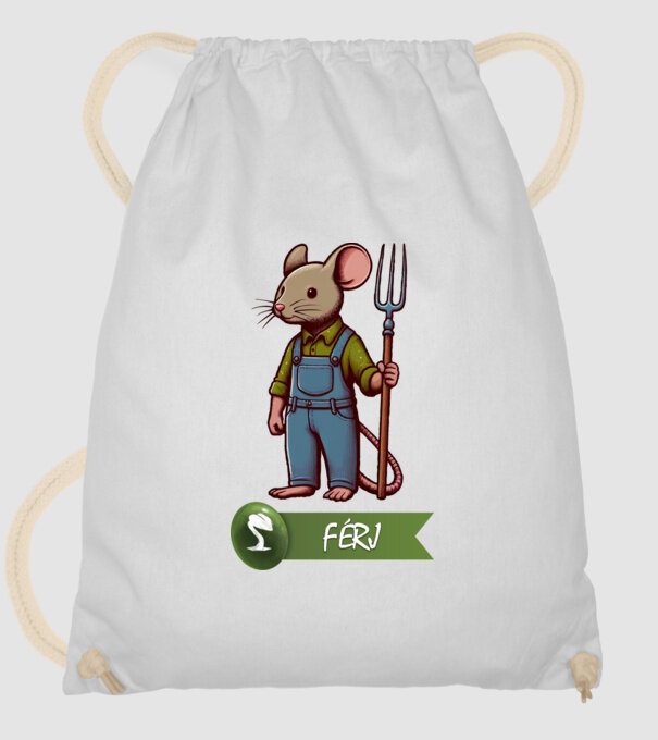 Everdell férj minta fehér pólón