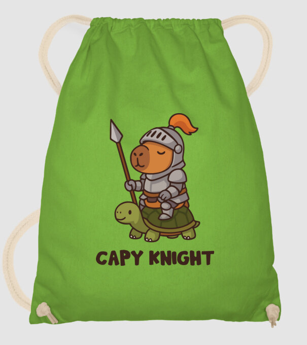 Capy knight minta almazöld pólón