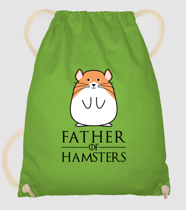 Father of Hamsters minta almazöld pólón