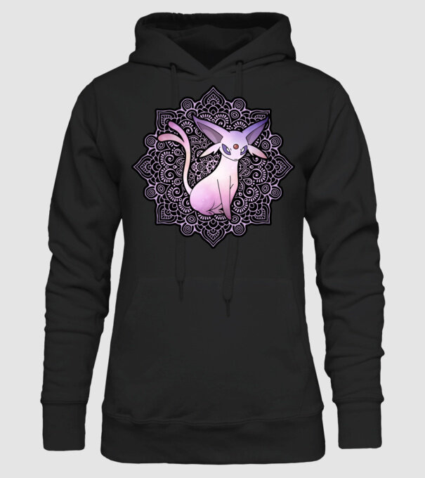 Espeon minta fekete pólón