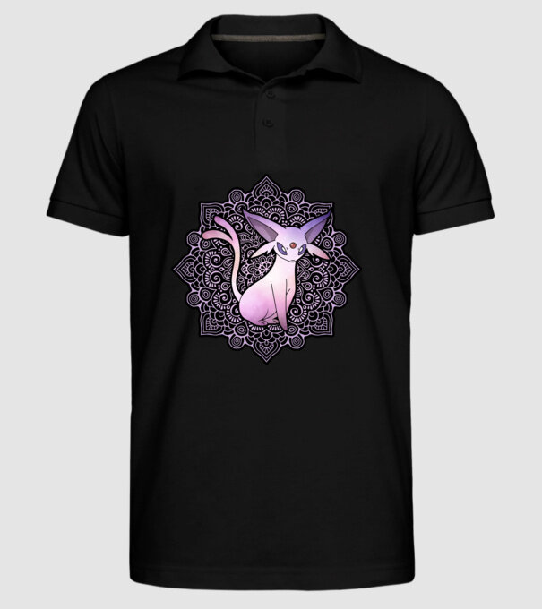 Espeon minta fekete pólón