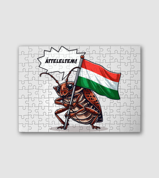 Átteleltem! (poloska) minta fehér pólón