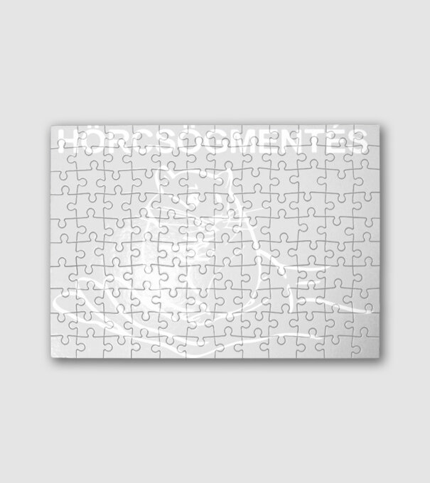 Hörcsögmentés (fehér) minta fehér pólón