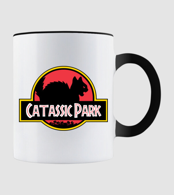 Catassic Park minta fekete pólón