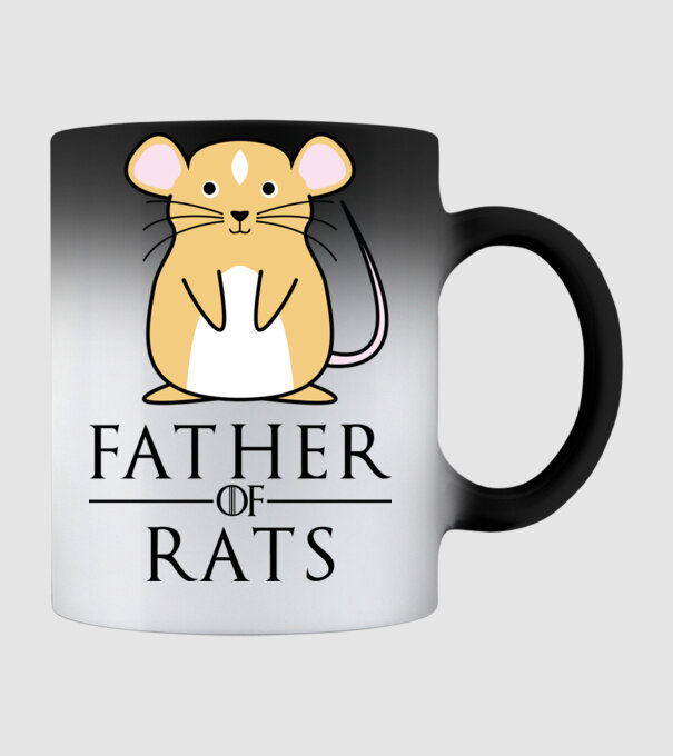 Father of Rats minta fekete pólón
