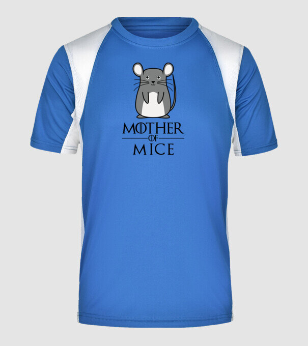 Mother of Mice minta királykék pólón