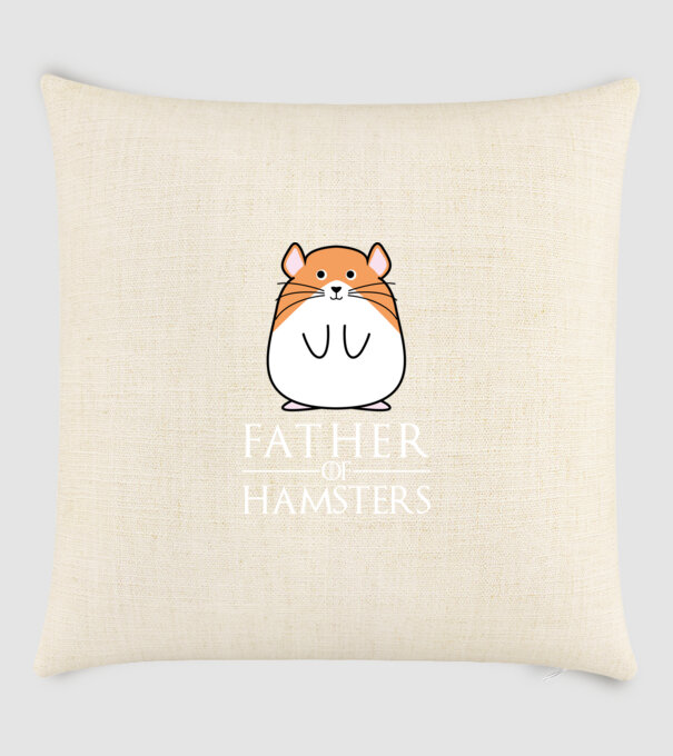 Father of Hamsters minta homokszín pólón