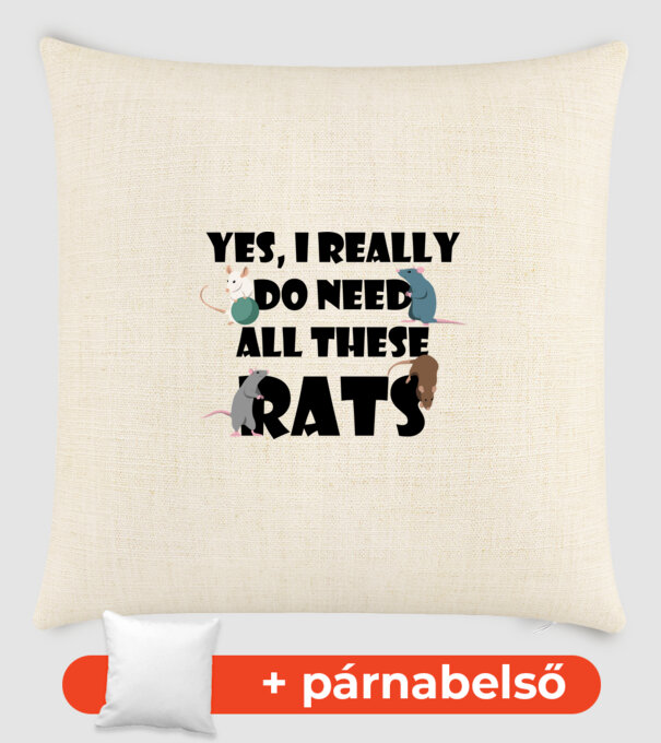 Need rats minta homokszín pólón