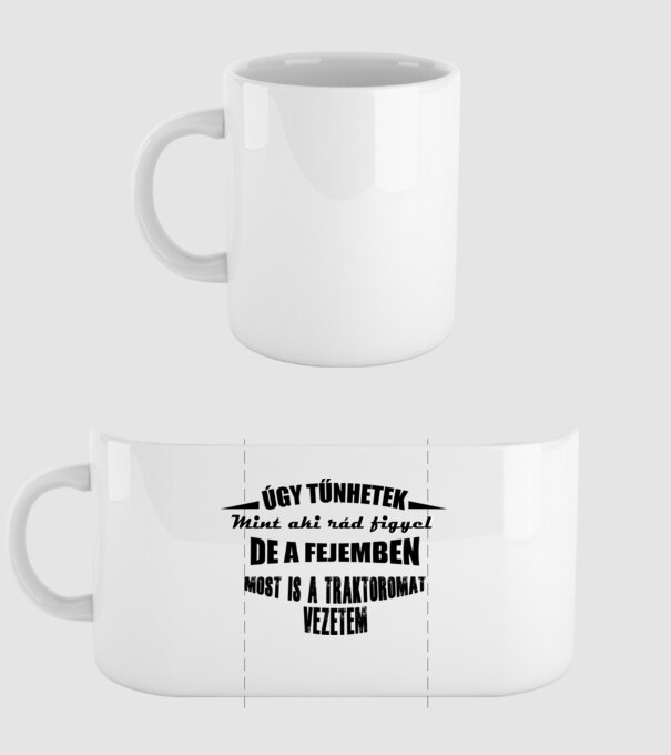 Úgy tűnhetek minta fehér pólón