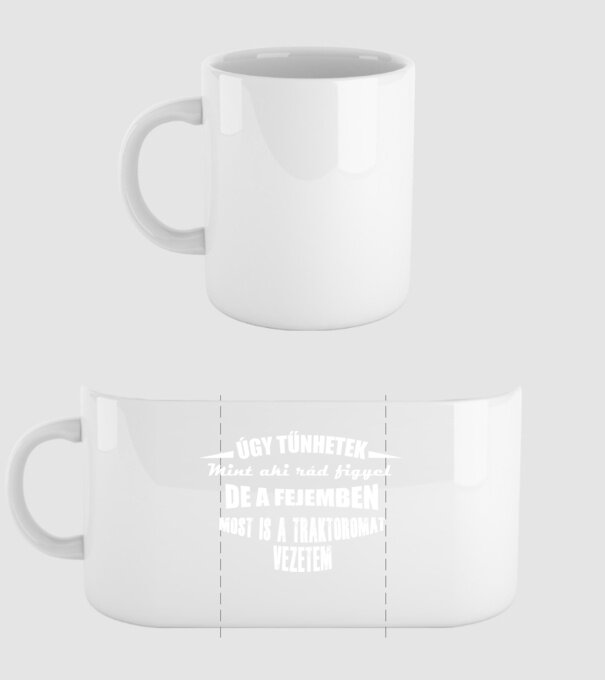 Úgy tűnhetek minta fehér pólón