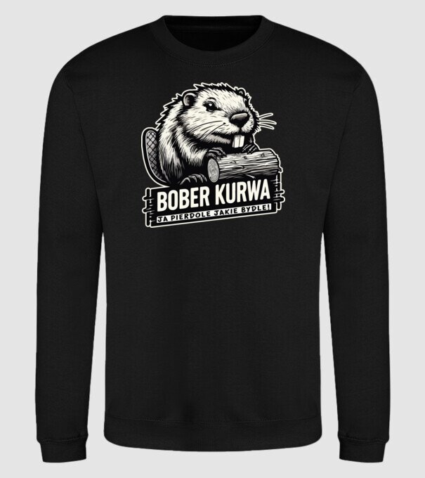 Bober Kurwa minta fekete pólón