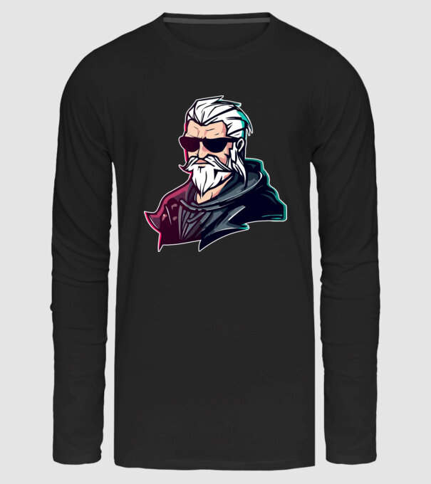 Geralt the witcher minta fekete pólón