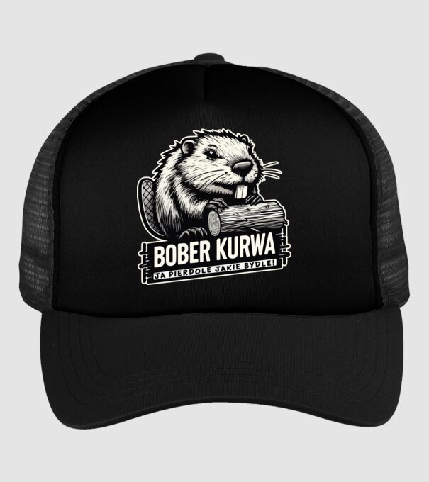 Bober Kurwa minta fekete pólón