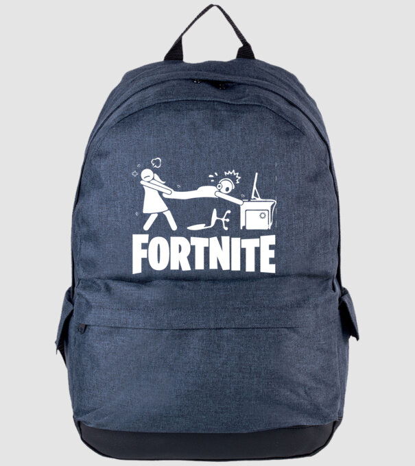 Fortnite minta farmerkék pólón