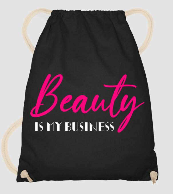 Beauty is my business minta fekete pólón