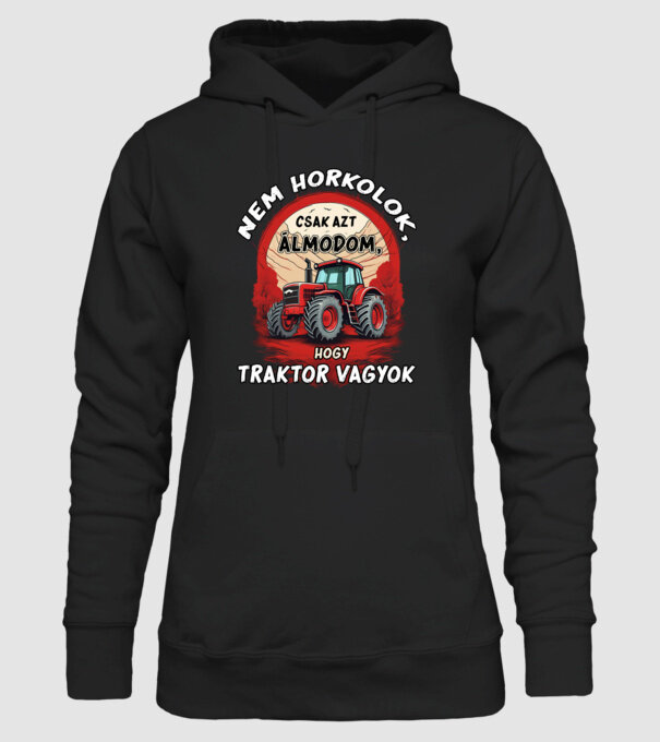 Traktor - Nem horkolok, csak azt álmodom, hogy traktor vagyok minta fekete pólón