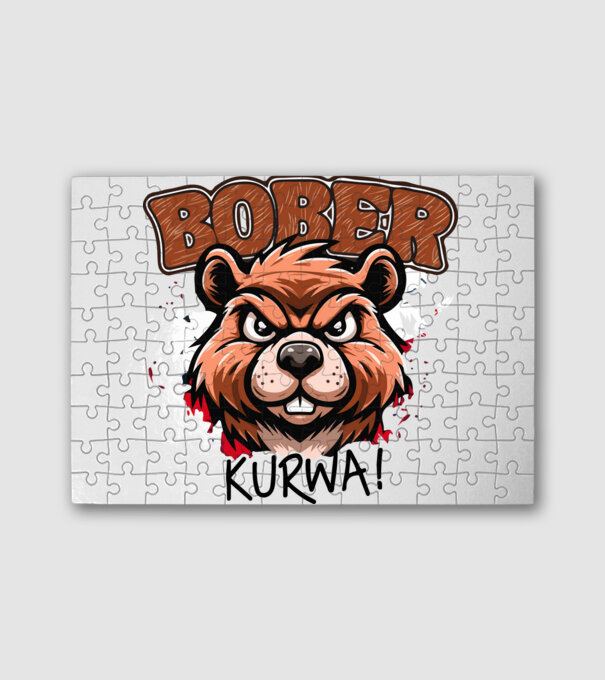 Bober kurva minta fehér pólón