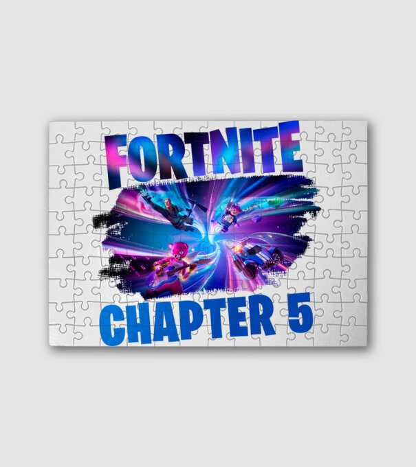 Fortnite - Chapter 5 minta fehér pólón