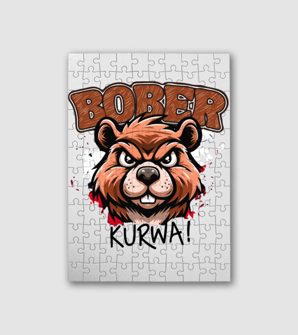 Bober kurva minta fehér pólón