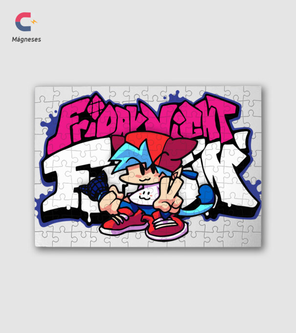 Friday Night Funkin' - FNF minta fehér pólón