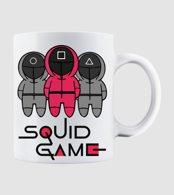 Squid Game - Nyerd meg az életed minta fehér pólón