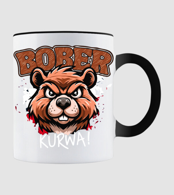 Bober Kurwa minta fekete pólón