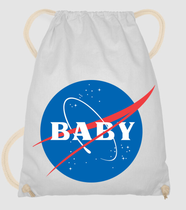 NASABABY minta fehér pólón