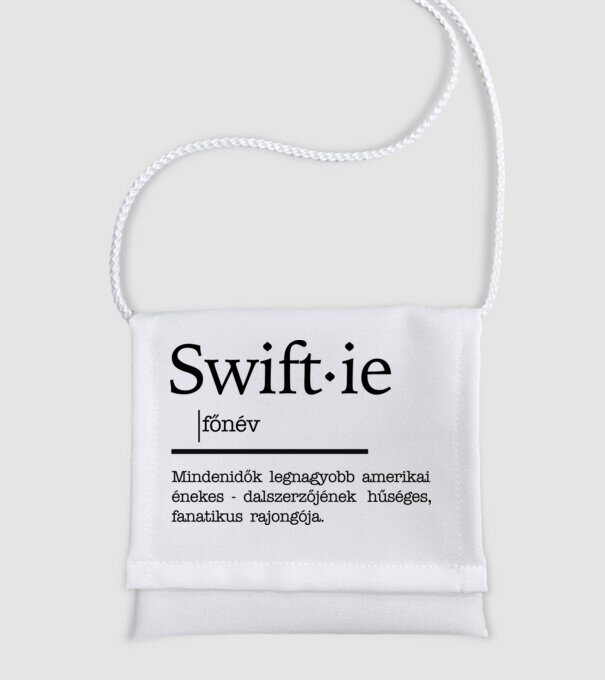 Taylor Swift főnév minta fehér pólón