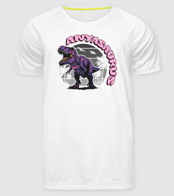 Anyasaurus rex minta fehér pólón