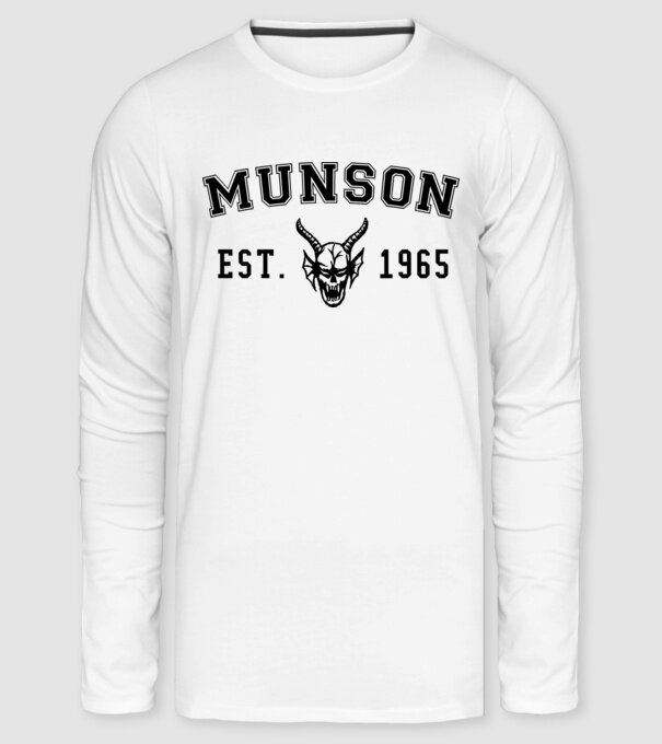 Munson 1965 minta fehér pólón