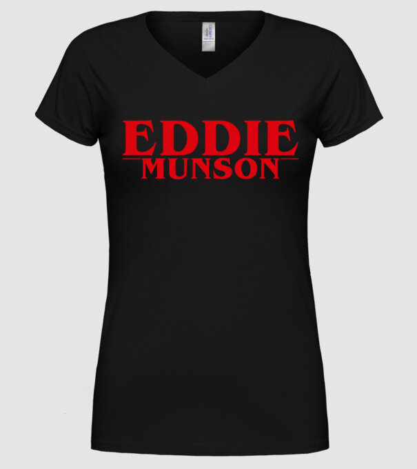 Stranger Things - Eddie Munson minta fekete pólón
