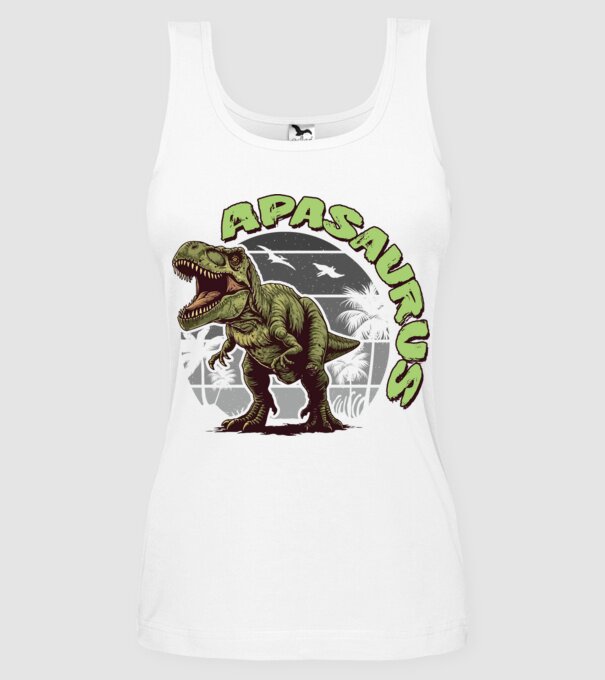 Apasaurus rex minta fehér pólón