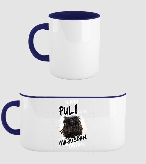 Puli May minta sötétkék pólón