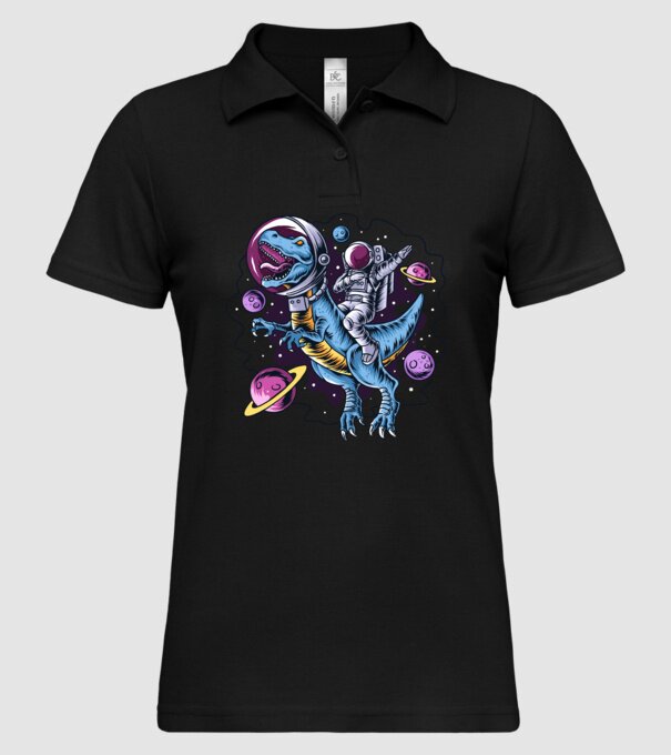 Astronauta Dab minta fekete pólón