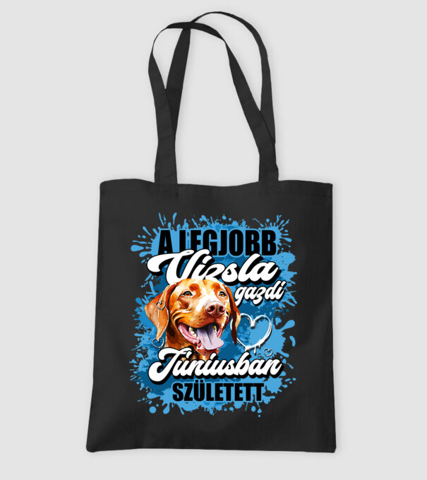 A legjobb vizsla gazdi júniusban született minta fekete pólón