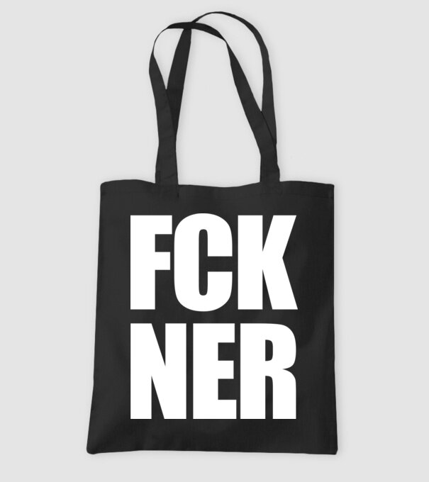FCK NER - fehér minta fekete pólón