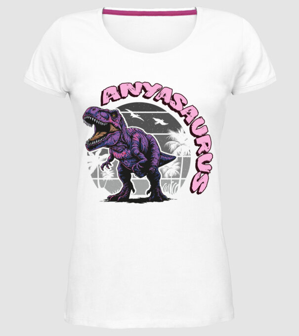 Anyasaurus rex minta fehér pólón