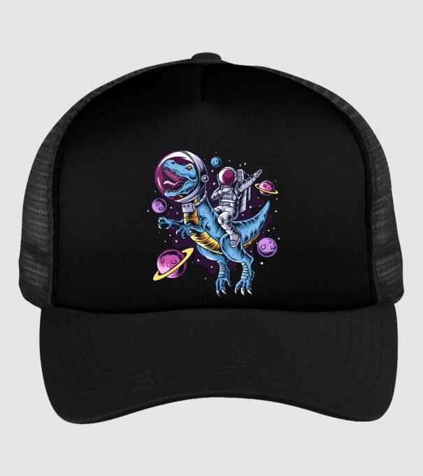 Astronauta Dab minta fekete pólón