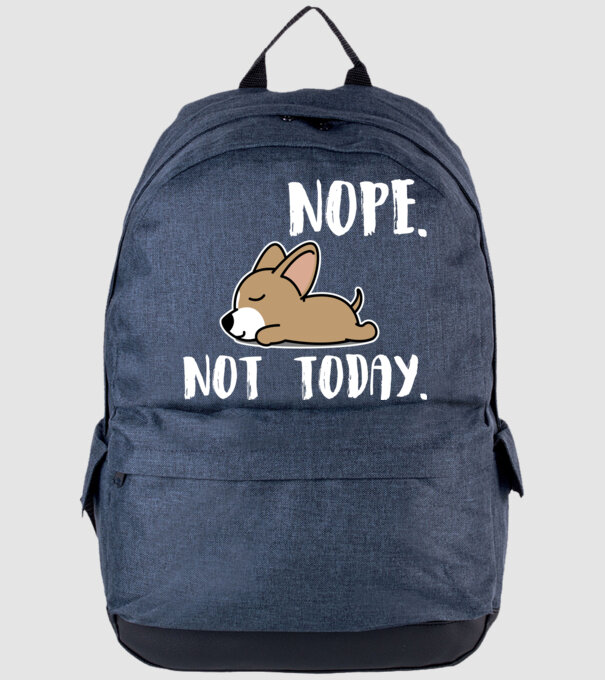 Csivava nope not today minta farmerkék pólón