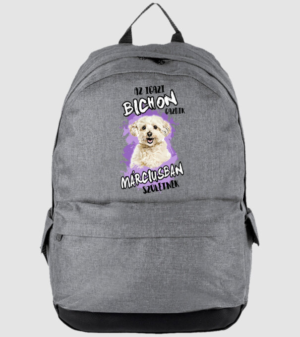 Az igazi BICHON gazdik MÁRCIUSban születnek minta szürke pólón