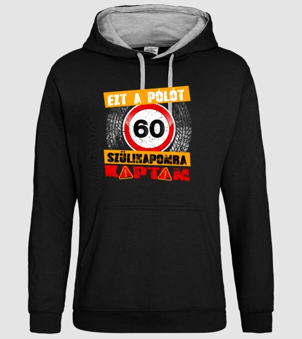 Ezt a pólót a 60 szülinapomra kaptam minta fekete pólón