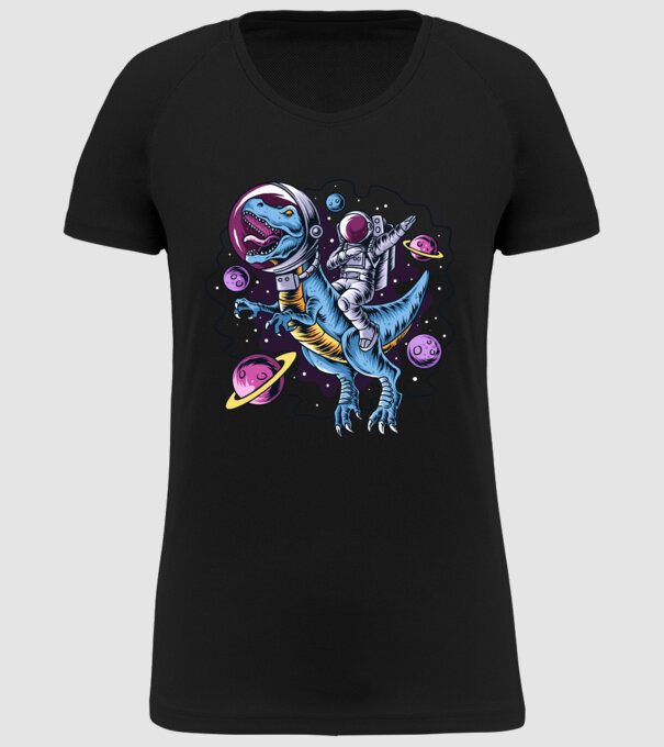Astronauta Dab minta fekete pólón
