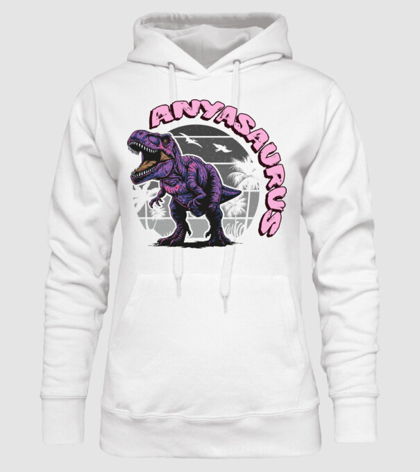 Anyasaurus rex minta fehér pólón